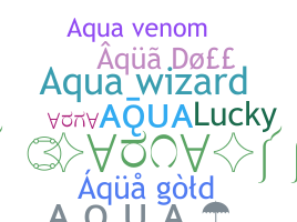 ชื่อเล่น - Aqua