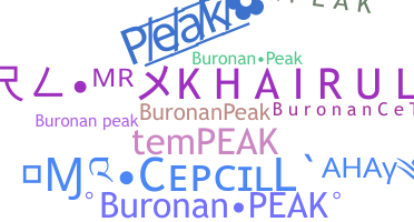 ชื่อเล่น - BuronanPEAK