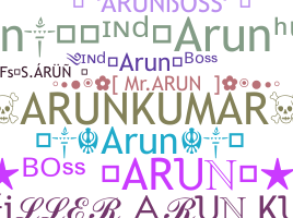 ชื่อเล่น - Arunkumar
