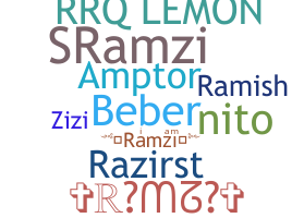 ชื่อเล่น - Ramzi