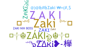 ชื่อเล่น - zaki