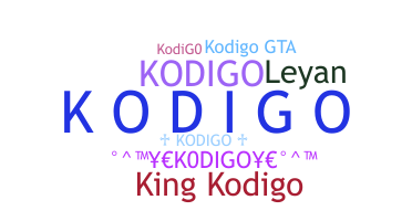 ชื่อเล่น - Kodigo