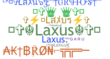 ชื่อเล่น - Laxus
