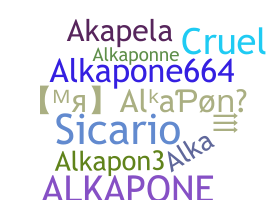 ชื่อเล่น - Alkapone