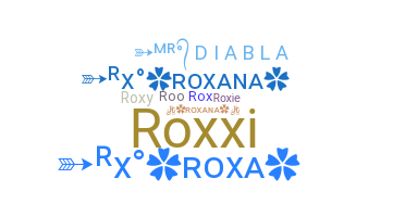 ชื่อเล่น - Roxana