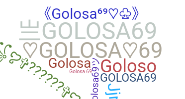 ชื่อเล่น - Golosa69