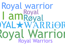 ชื่อเล่น - royalwarrior