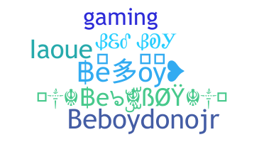 ชื่อเล่น - Beboy