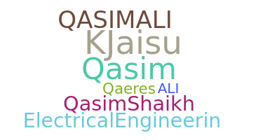 ชื่อเล่น - QasimAli
