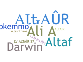 ชื่อเล่น - Altair