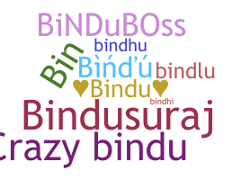 ชื่อเล่น - Bindu