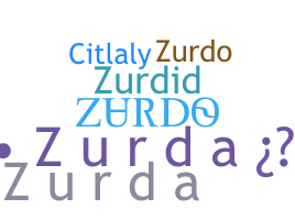 ชื่อเล่น - Zurda