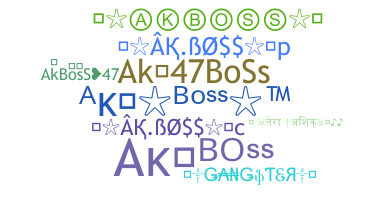 ชื่อเล่น - AkBosS
