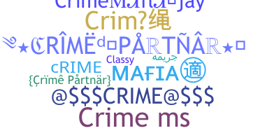 ชื่อเล่น - Crime