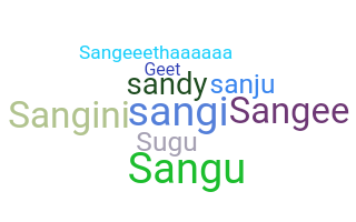 ชื่อเล่น - Sangeeta