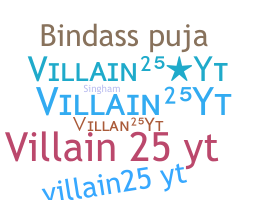 ชื่อเล่น - Villain25yt