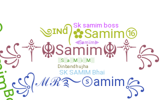 ชื่อเล่น - Samim