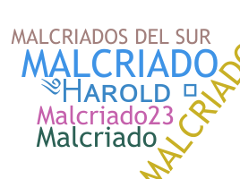 ชื่อเล่น - Malcriados