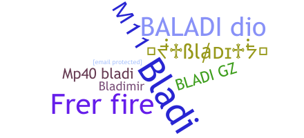 ชื่อเล่น - bladi