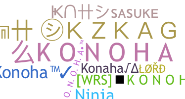 ชื่อเล่น - Konoha