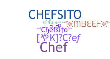 ชื่อเล่น - Chefsito