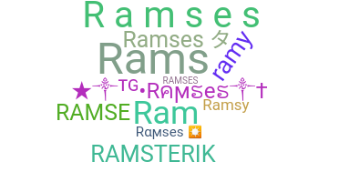 ชื่อเล่น - Ramses