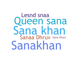 ชื่อเล่น - sanakhan