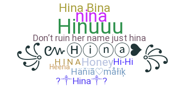 ชื่อเล่น - Hina