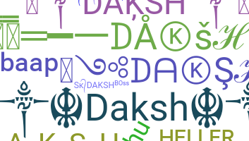 ชื่อเล่น - Daksh