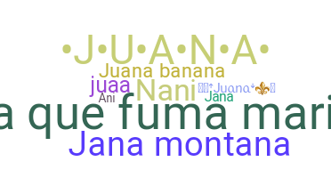 ชื่อเล่น - Juana