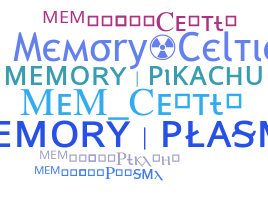 ชื่อเล่น - MemoryClan