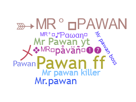 ชื่อเล่น - MRPAWAN