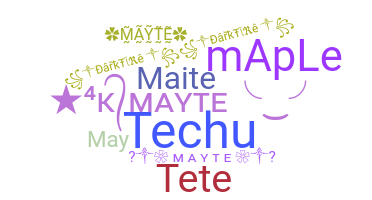 ชื่อเล่น - Mayte