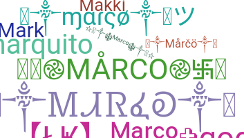 ชื่อเล่น - Marco
