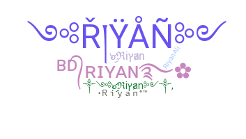 ชื่อเล่น - Riyan