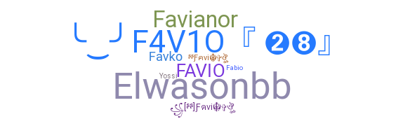 ชื่อเล่น - favio