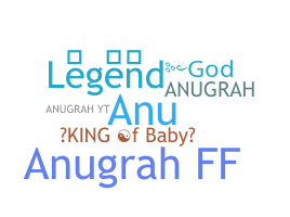 ชื่อเล่น - Anugrah