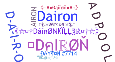 ชื่อเล่น - DaIron