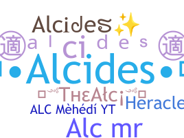 ชื่อเล่น - Alcides