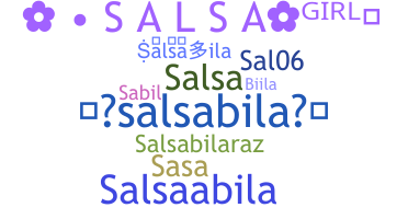 ชื่อเล่น - Salsabila