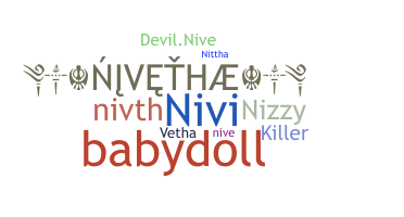 ชื่อเล่น - Nivetha