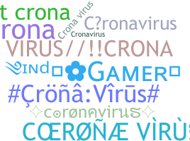 ชื่อเล่น - CronaVirus