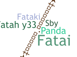 ชื่อเล่น - Fatah