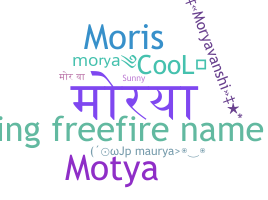 ชื่อเล่น - Morya
