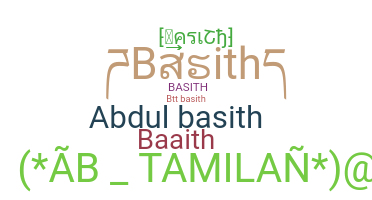 ชื่อเล่น - Basith