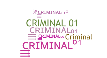 ชื่อเล่น - Criminal01