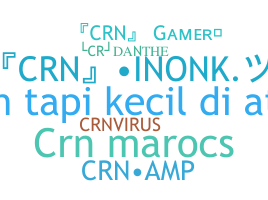 ชื่อเล่น - CRN