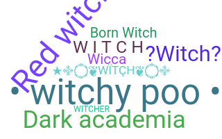 ชื่อเล่น - Witch