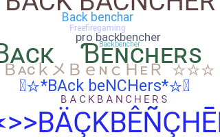 ชื่อเล่น - Backbenchers