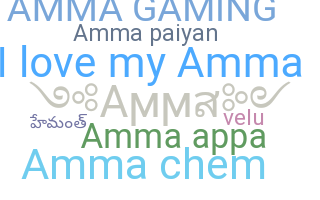 ชื่อเล่น - amma